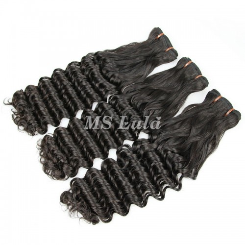 Deep Curly Virgin Human Hair Double Drawn Bundles | Human Hair Wig | Lace Front